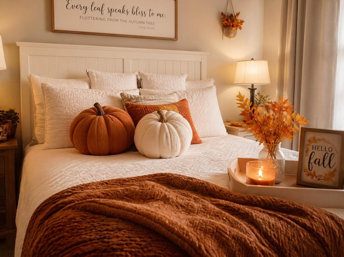 5 Easy Ways to Reset Your Bedroom for Fall Without Spending a Lot